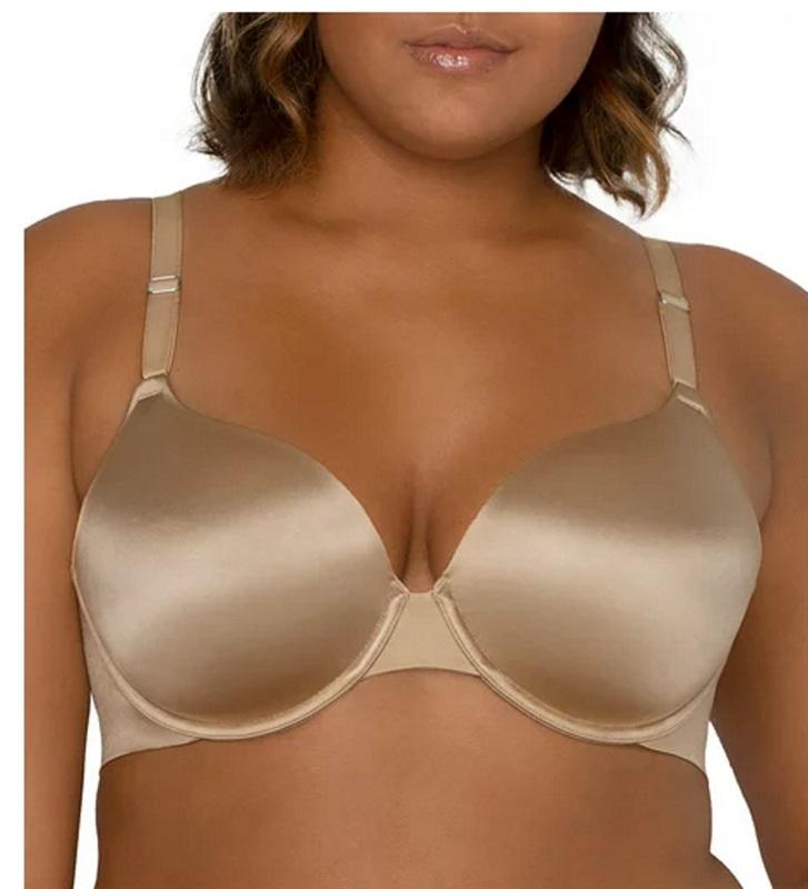 NWT 2 Secret Treasures 46DDD Smoothing T Shirt Bra Beige 97744