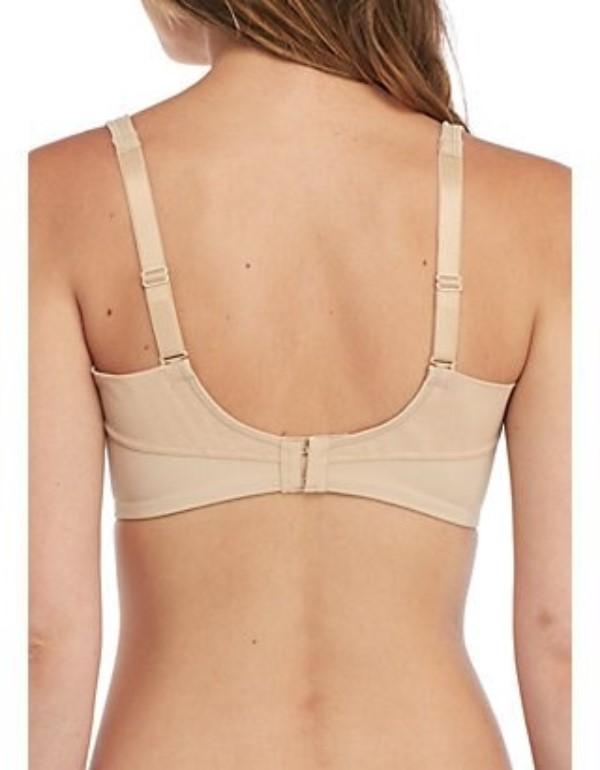 NWOT Bali 42D 1 Smooth U Side Smoothing Foam Bra DF6548 Beige Lace #97968
