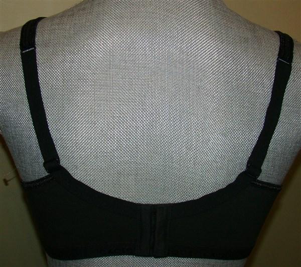 PO Cacique 48DD Cotton Boost Plunge Black T-Shirt Bra 98033