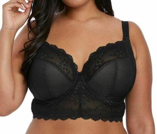 NWT Elomi 34J USA Morgan Side Support Bra El4381 Black 98143