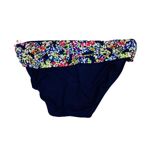 NWOT Anne Cole Beautiful Bunches L Floral Banded Bikini Swim Bottoms #98243