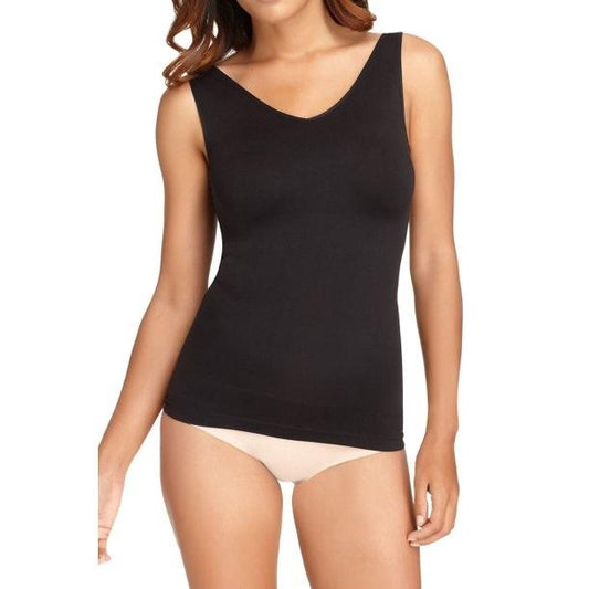 NWT Yummie Tummie S/M Stephanie 2-Way Tank Top YT4-108 Dk Gray 98244