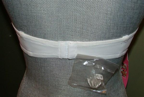 NWOTD Maidenform 36D White 1 Fabulous Fit Strapless Bra 07955 NO Straps 98276