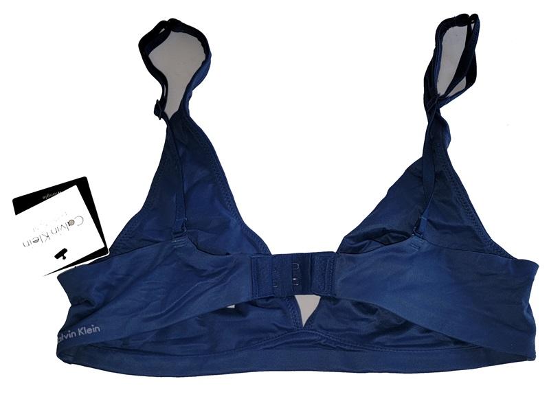 NWT Calvin Klein S Perfectly Fit Triangle Bra F3841 Blue 98303
