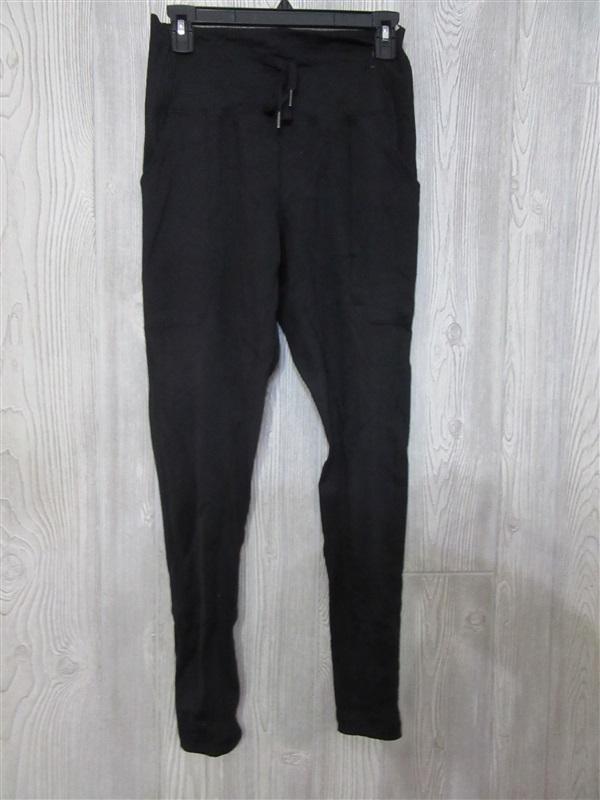 NWOT Glyder Large Street Leggings Tie Front Black 98378