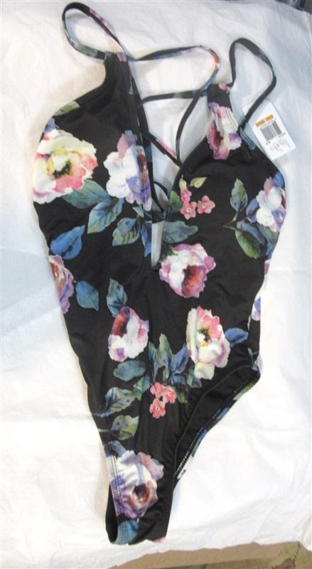 NWT Basta Gold Surfer S High Leg Open-Back One-Piece Swimsuit #96652