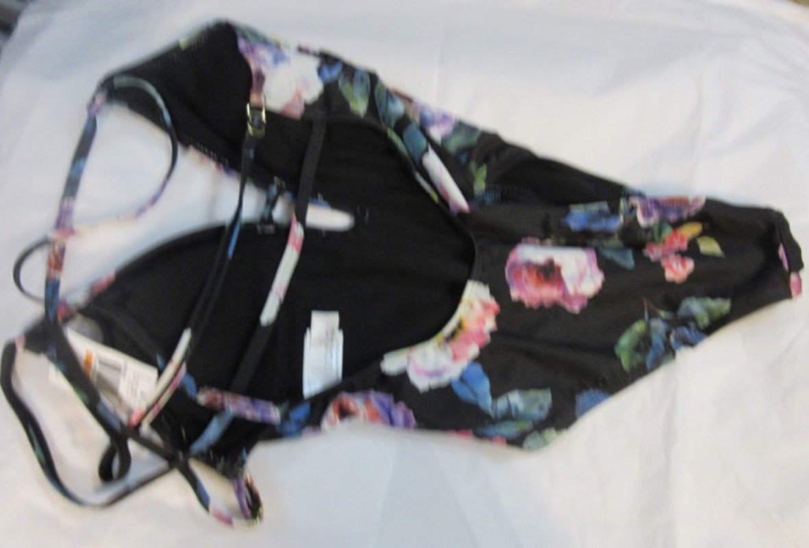 NWT Basta Gold Surfer S High Leg Open-Back One-Piece Swimsuit #96652
