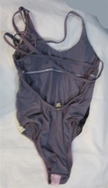 NWOT Pilyq S Multi Color Block Farrah 1 PC Purple Swimsuit 98515