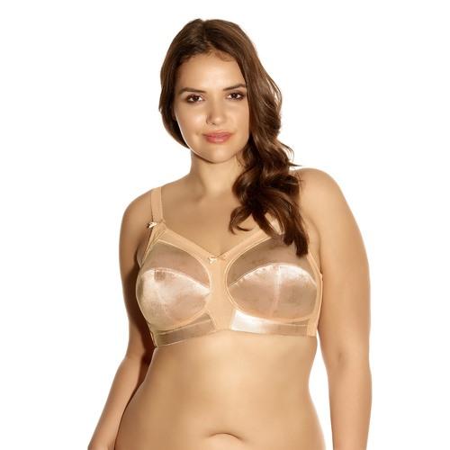 NWT Goddess 34H Clara Soft Cup Bra GD6631 Beige Lace Design #98547