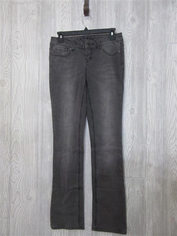 NWOT Ellemenno 3R embroidered black bootcut jeans 98583