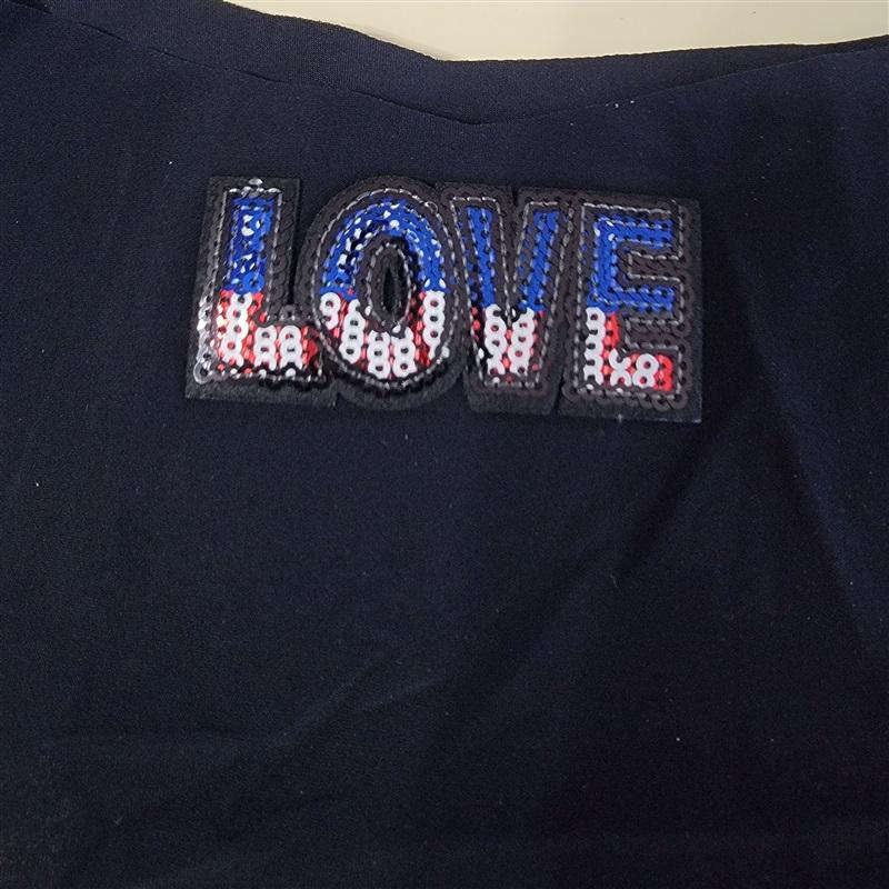 NWT Commando Bikini Thong Sparkle Love Patch 98607