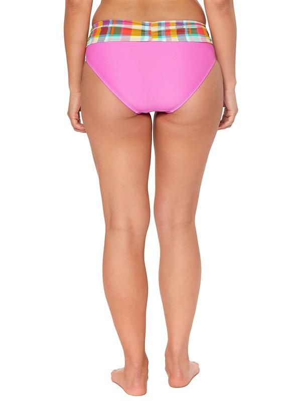 NWOT Into The Bleu 14 Plaid Banded Bikini Swimsuit Bottom 98613