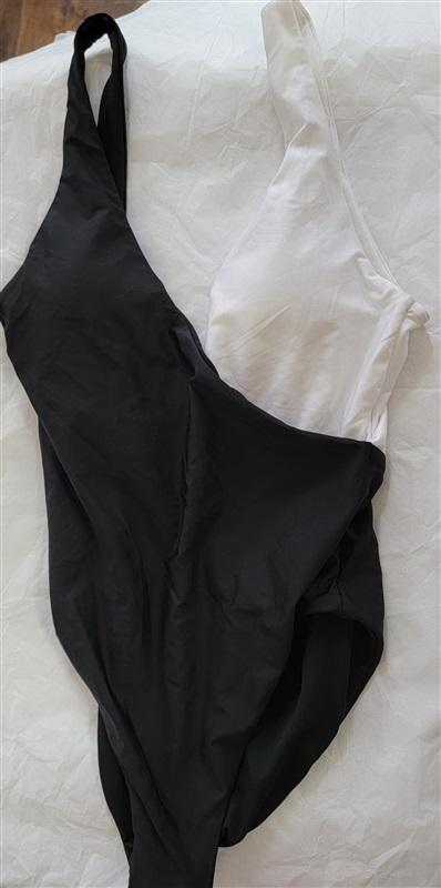 NWOT Basta Surf Anthropologie SM Open-Back Plunge 1PC Swimsuit #98746