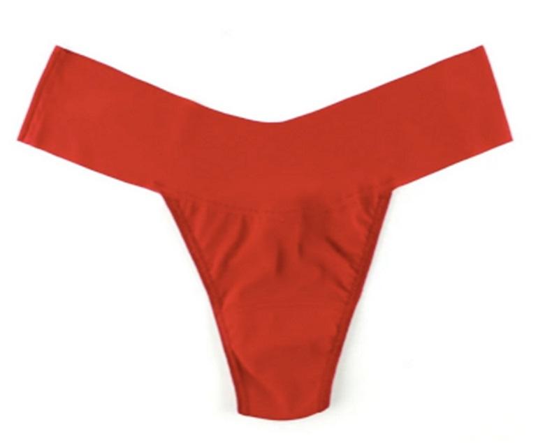 NWT 2 Hanky Panky S Breathe Eve Natural Rise Thong Red 98831