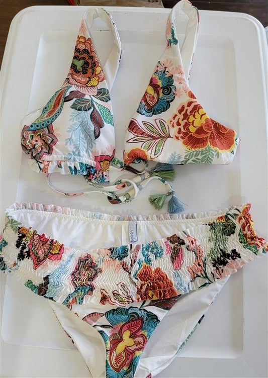 SAMPLE Isabella Rose SM Jacobean Floral 2PC Swimsuit 98843