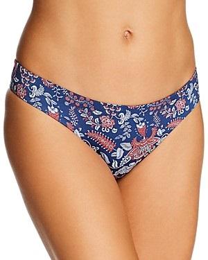 NWT Verdelimon Tunas M Blue Paisley Full Low-Waisted Bikini Swim Bottom #98889