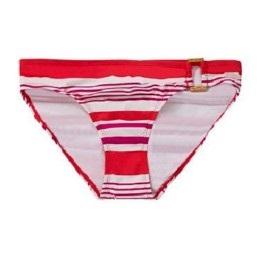 NWOT Ralph Lauren Striped SZ 16 Side-Ring Hipster Bikini Swim Bottoms #98921