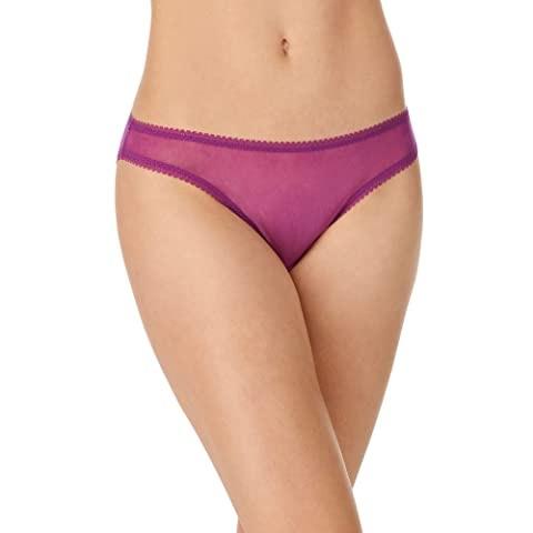 NEW 2 OnGossamer Hip Thong Mesh Underwear Sz S/M 3512 #98947
