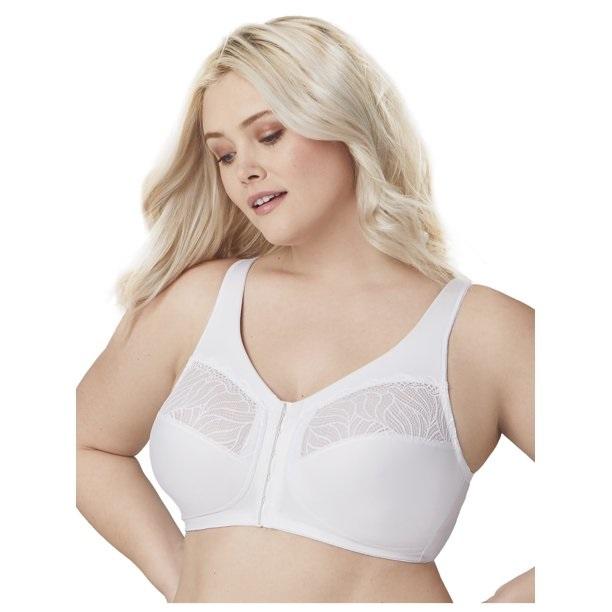 NWOT Glamorise 38DD Full Fig MagicLift Front-Close Bra Wirefree #1210 99015