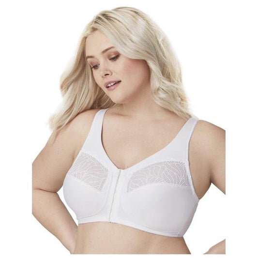 NWOT Glamorise 38DD Full Fig MagicLift Front-Close Bra Wirefree #1210 99015