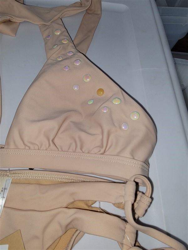 NWTD Reef XS Kaleidoscope Pearl Studded Bikini 2 Pc 99083