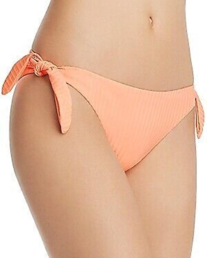 NWT DOLCE VITA L TIE SIDE BIKINI BOTTOM Acid Mango 99088