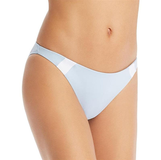 NWT L Space Blue Color Blocked M Full Cut Bikini Swim Bottom #99191