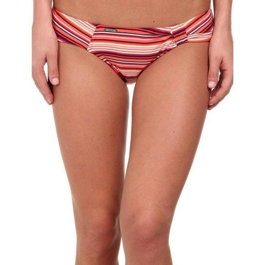 NWT Lole Rhubarb Chana XL Striped Side-Ring Bikini Swim Bottom #99222