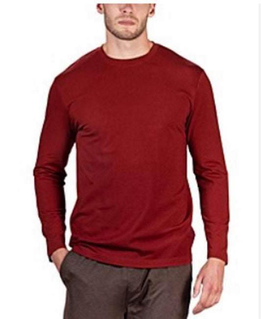 NWt Natori Mens XL Kaede Burgundy Raglan Crewneck Pajama T-Shirt 99241