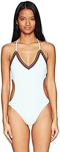 NWT Hobie M Standard Lets Stitch Together 1PC Crystal Green Swimsuit 99326