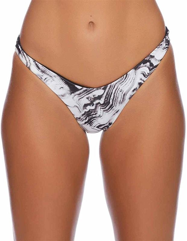 NWT Reef Mod Squad L Smoke Reversible Cheeky Bikini Swim Bottom #99332