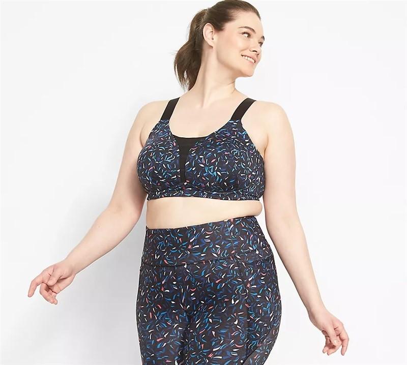 NWT Lane Bryant LIVI 38G Active Medium-Impact Wicking Wireless Sport Bra #99380