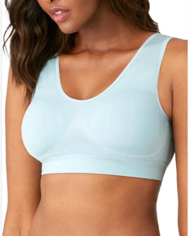 NWT Wacoal 32 B-Smooth Bralette Green Bra 835275 99502