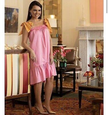 NWT Antonio Melani x Kimberly Whitman 8 Caroline Bow Shoulder Tie Sundress 99521