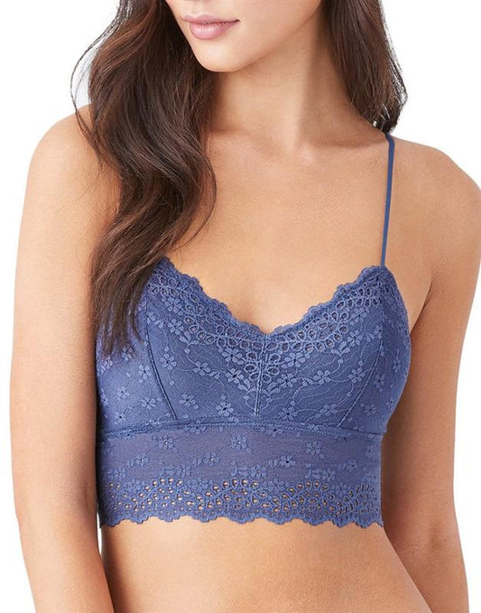 NWT B.Tempt'd L Inspired Eyelet Bralette Vintage Indigo 910219 99696