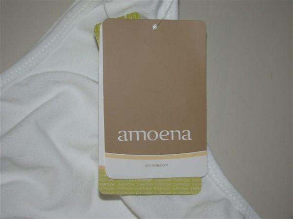 NWOT Amoena M C/D Frances Front Closure Leisure Bra 2128 White #99760