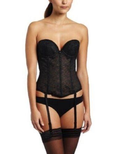 NWT Carnival 34A Brasselette The Silhouette Maker Longline Bra 313 Black 99797