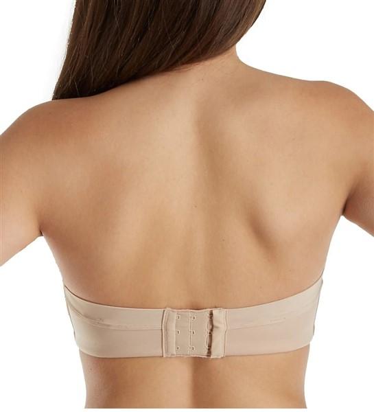 NWOTD Bali 42DD One Smooth U Strapless Multiway Smoothing Bra 6562 Beige #99847