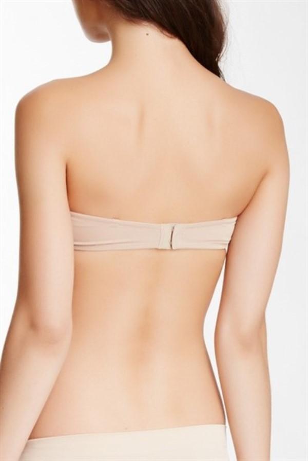 NWPT Natori 34D Reflex Strapless Convertible Memory Pad Bra 774495 Beige #99869
