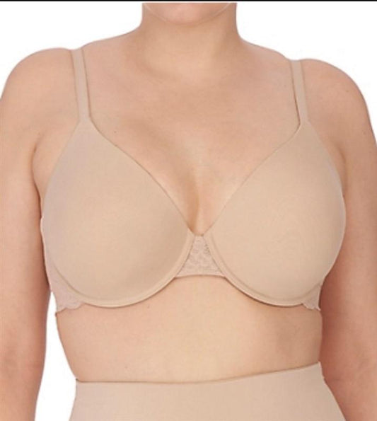 NWT Natori 32D Plush Full Fit Convertible Contour Underwire 731222 Beige 99880