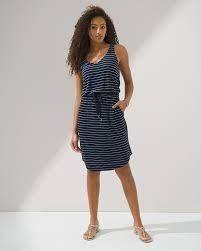 NWT Soma Weekend XXL Bamboo Terry Short Dress Blue #92087