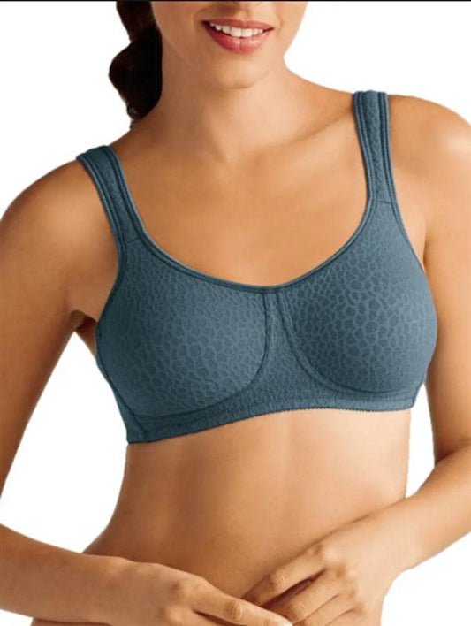 NEW Amoena 34AA Mona Soft Cup Mastectomy Bra 0614 Teal #81712