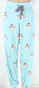 NWT Cozy Zoe M Long Sleeve Wake Me for Coffee Pajama Set 91854