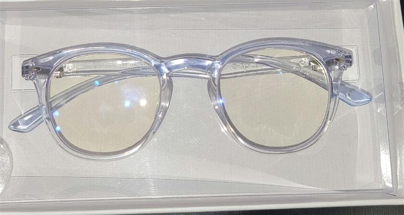 Evolution Eyes CLEAR Thick Frame Round Blue Light Glasses Nerd Readers 0.0 88001