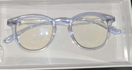 Evolution Eyes CLEAR Thick Frame Round Blue Light Glasses Nerd Readers 0.0 88001