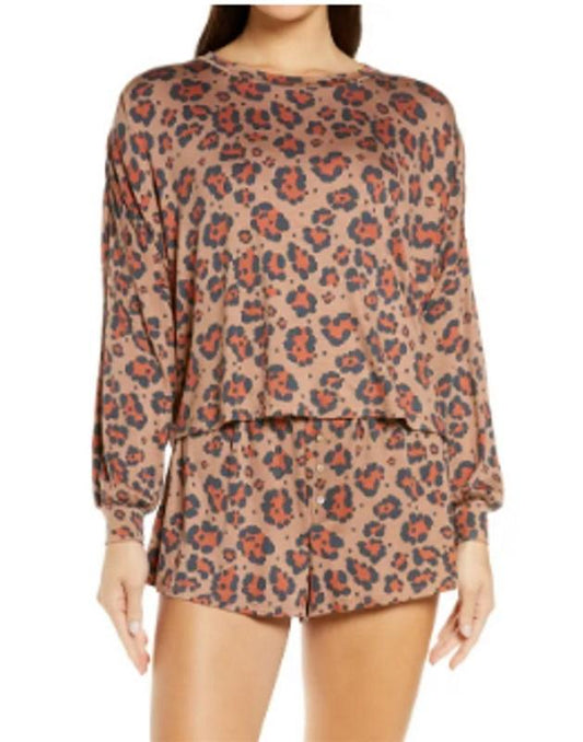 New PJ Salvage Dog Mother, Coffee Lover Jersey Knit Lounge Top