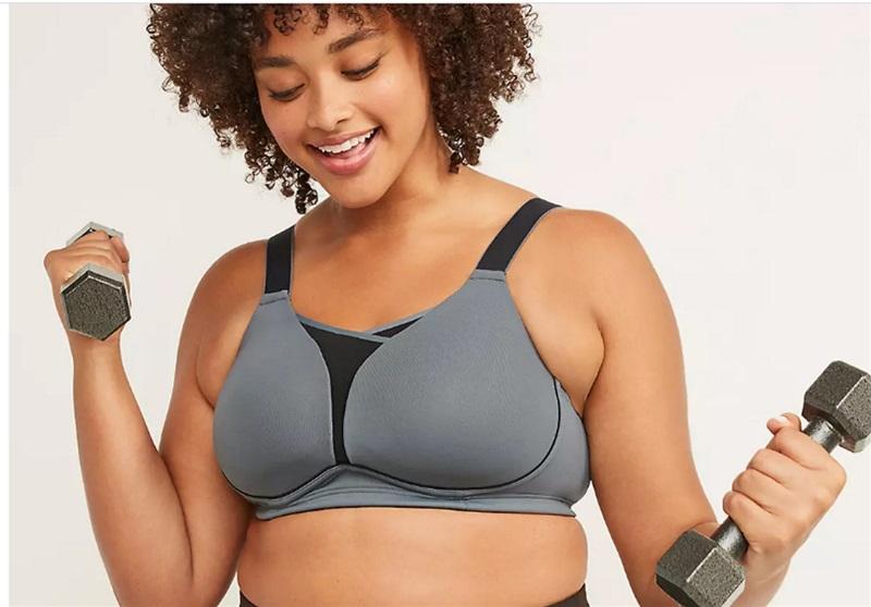 NWT Lane Bryant LIVI 40D Active Medium-Impact Wicking No-Wire Sport Bra
