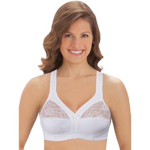 NWOT Lunaire 34DD Lace Soft Cup Bra 16041L White #90053
