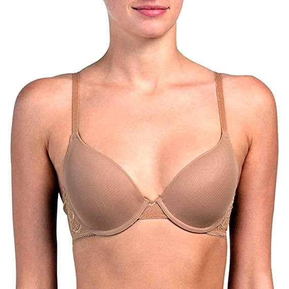 NWT Natori 34B Private Luxuries Mantra Underwire Bra 1221135T Dk Beige 91868
