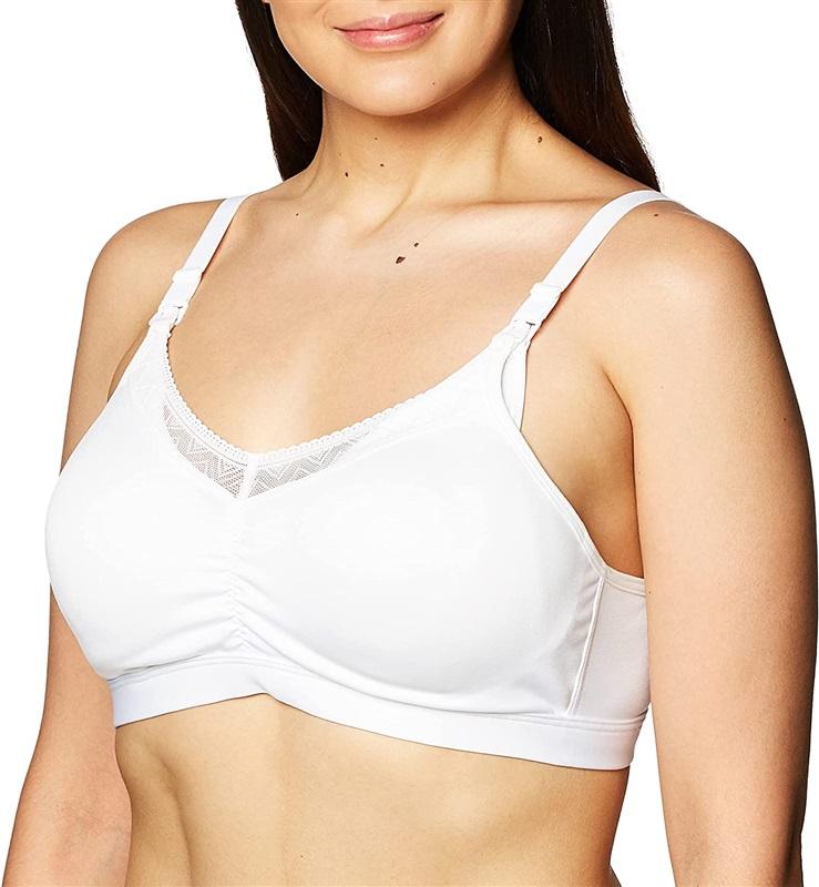NWOT Playtex M Maternity Nursing Shaping Foam Underwire Bra 4959 White 90120